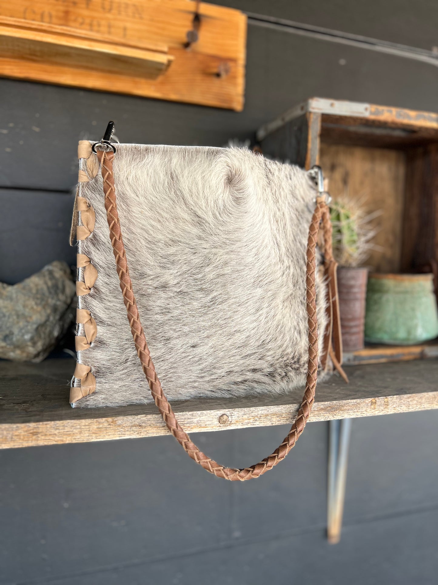 The Mojave Drift Handbag Dusty Silver