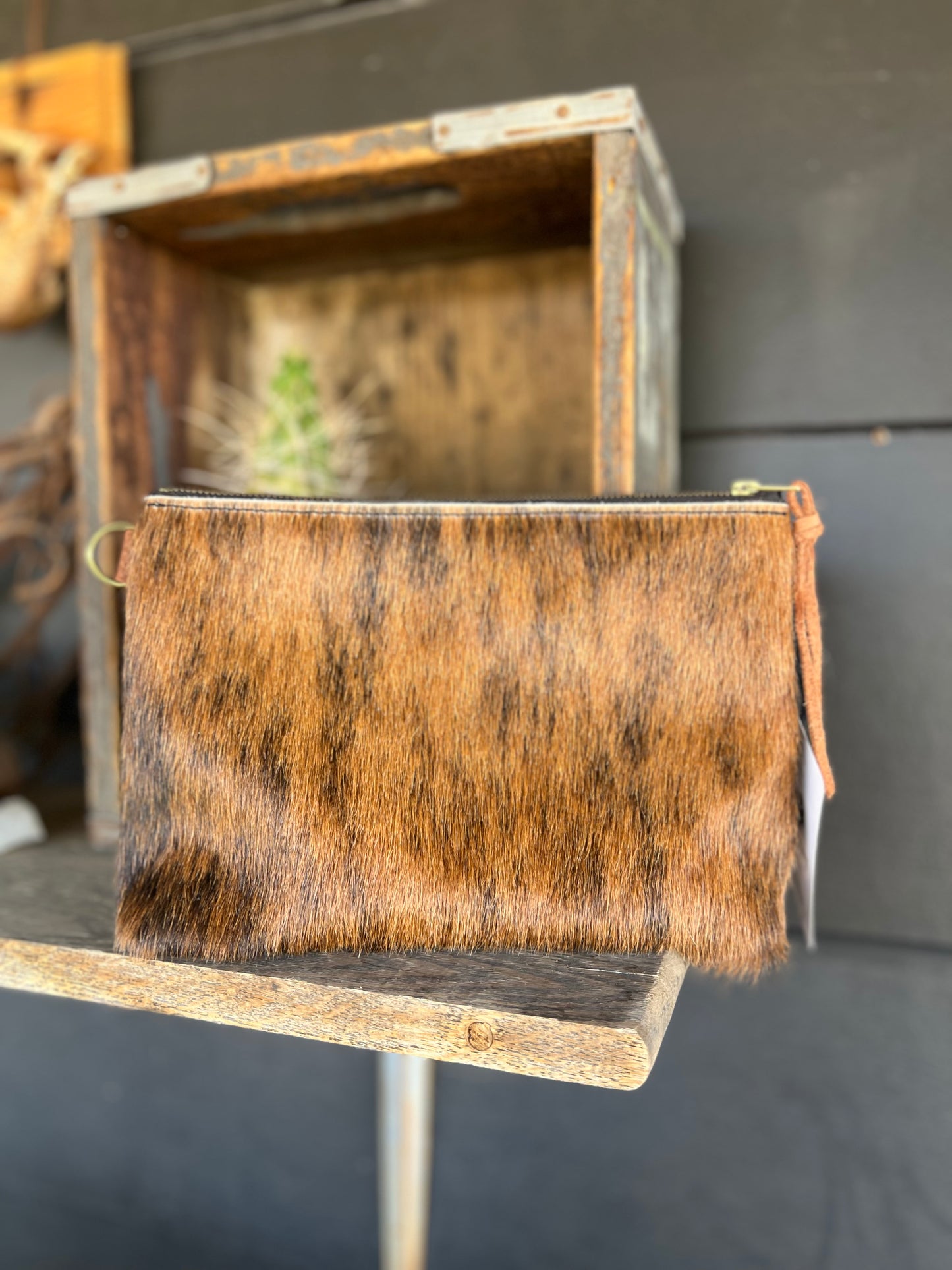 The Trail Pack Mini Leather Make Up Bag