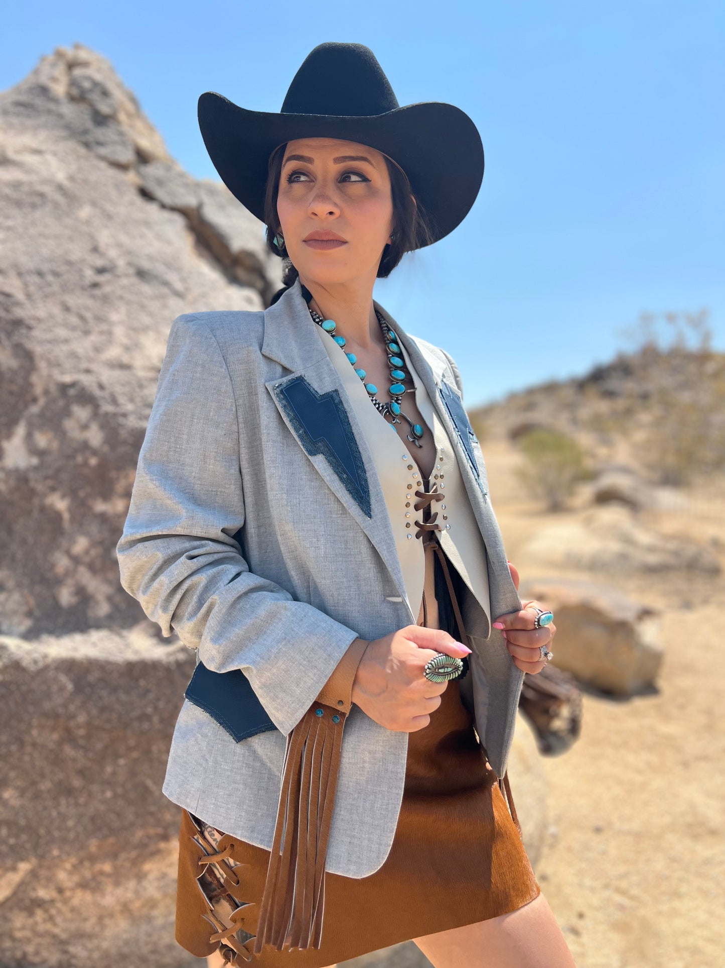 Desert Blazer Dirty Mojave Leather