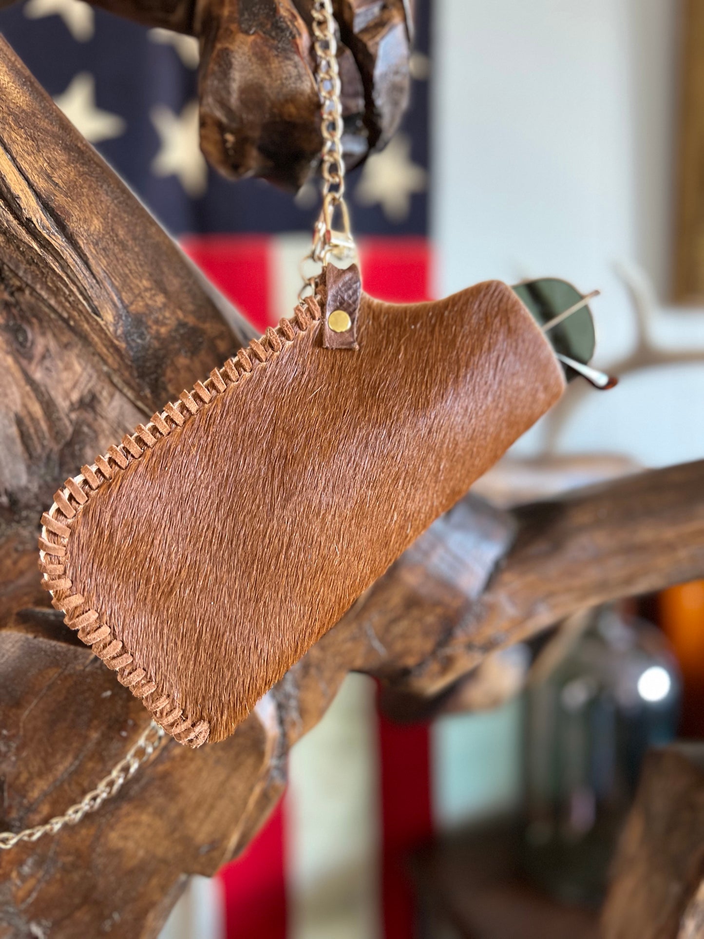 Spirit Brown Star Shades Eyeglass Case