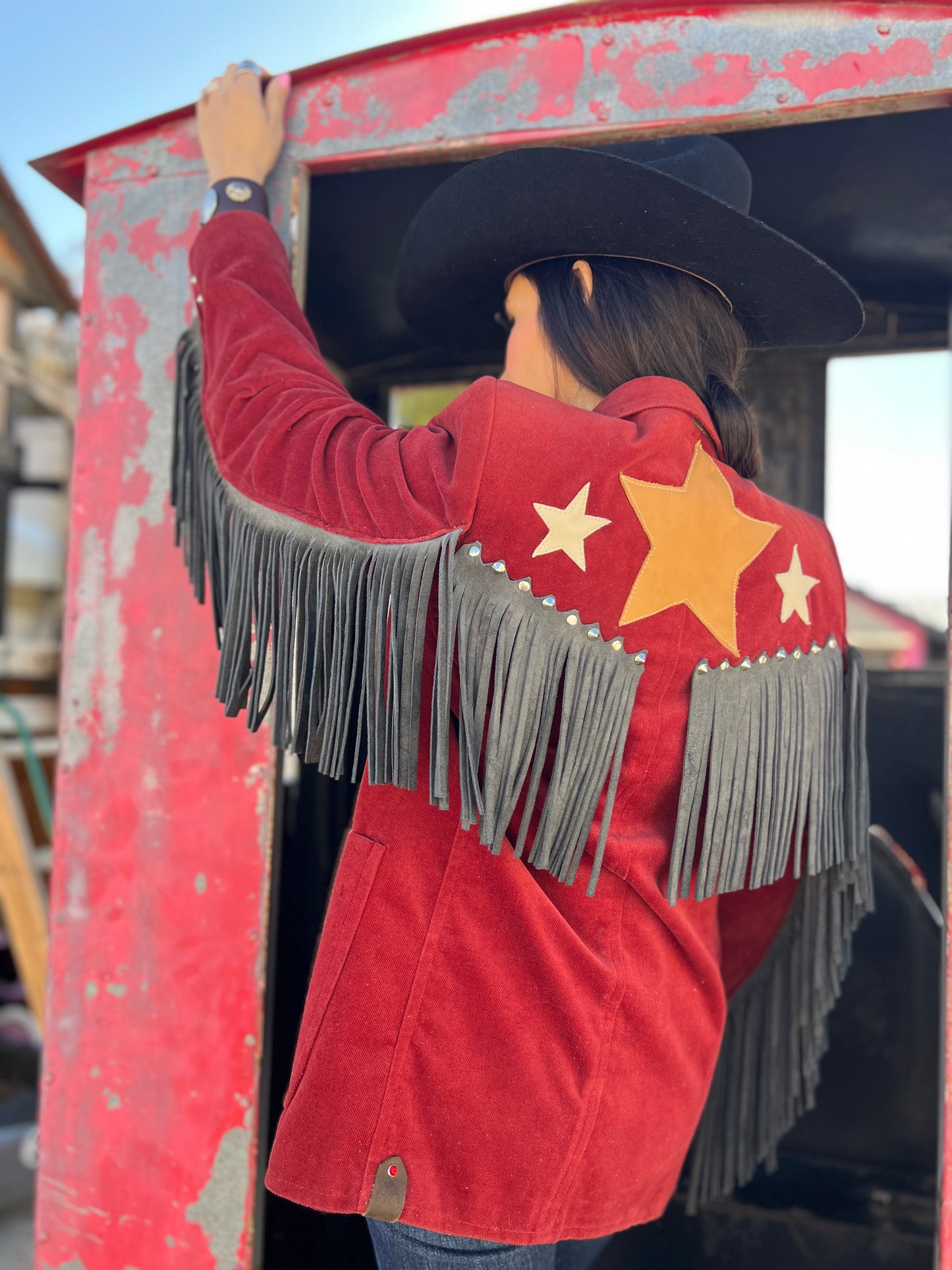 The Dirty Mojave Triple Star Fringed Desert Blazer