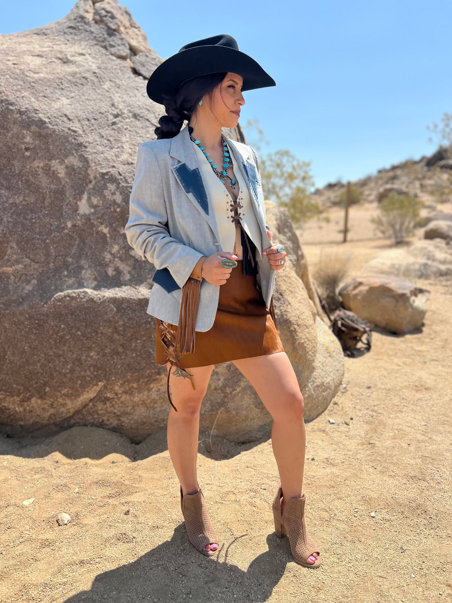 Desert Blazer Dirty Mojave Leather