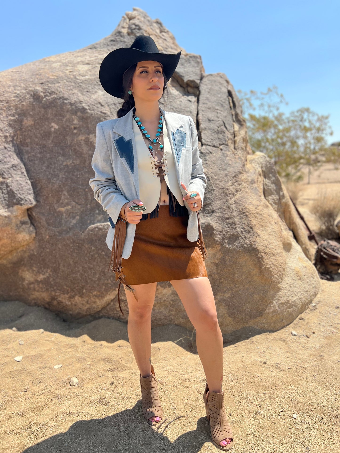 Desert Blazer Dirty Mojave Leather