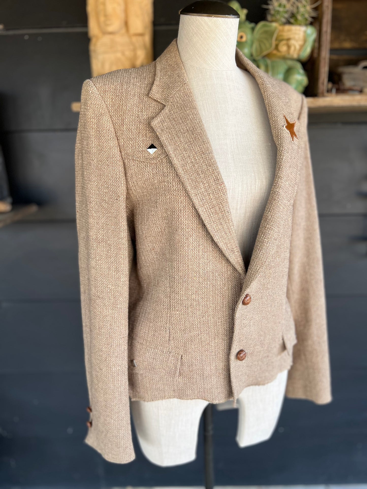 The Watcher Desert Blazer Dirty Mojave Leather
