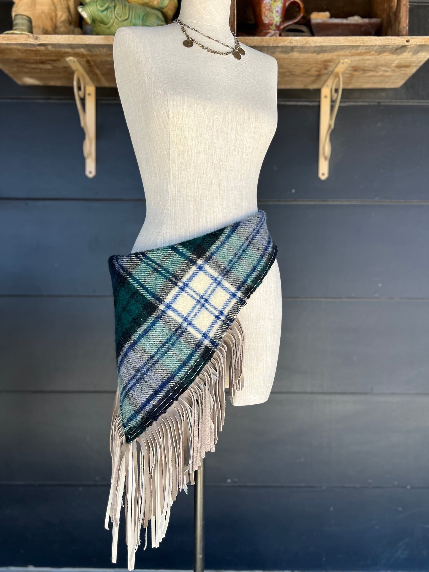 The Highlander Outrigger Vintage Wool Scarf by Dirty Mojave