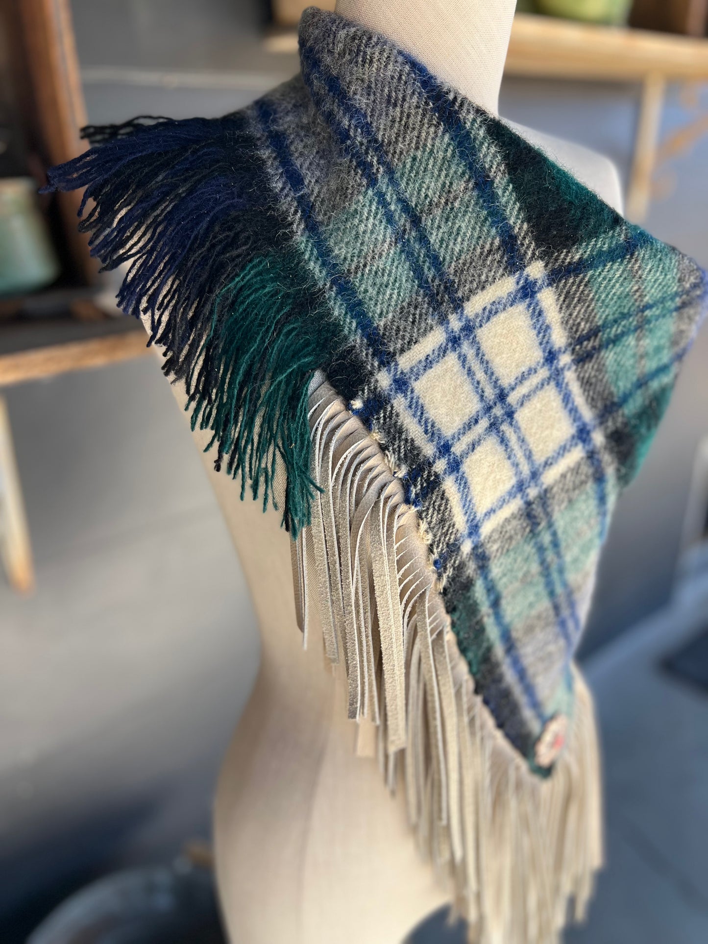 The Highlander Outrigger Vintage Wool Scarf by Dirty Mojave