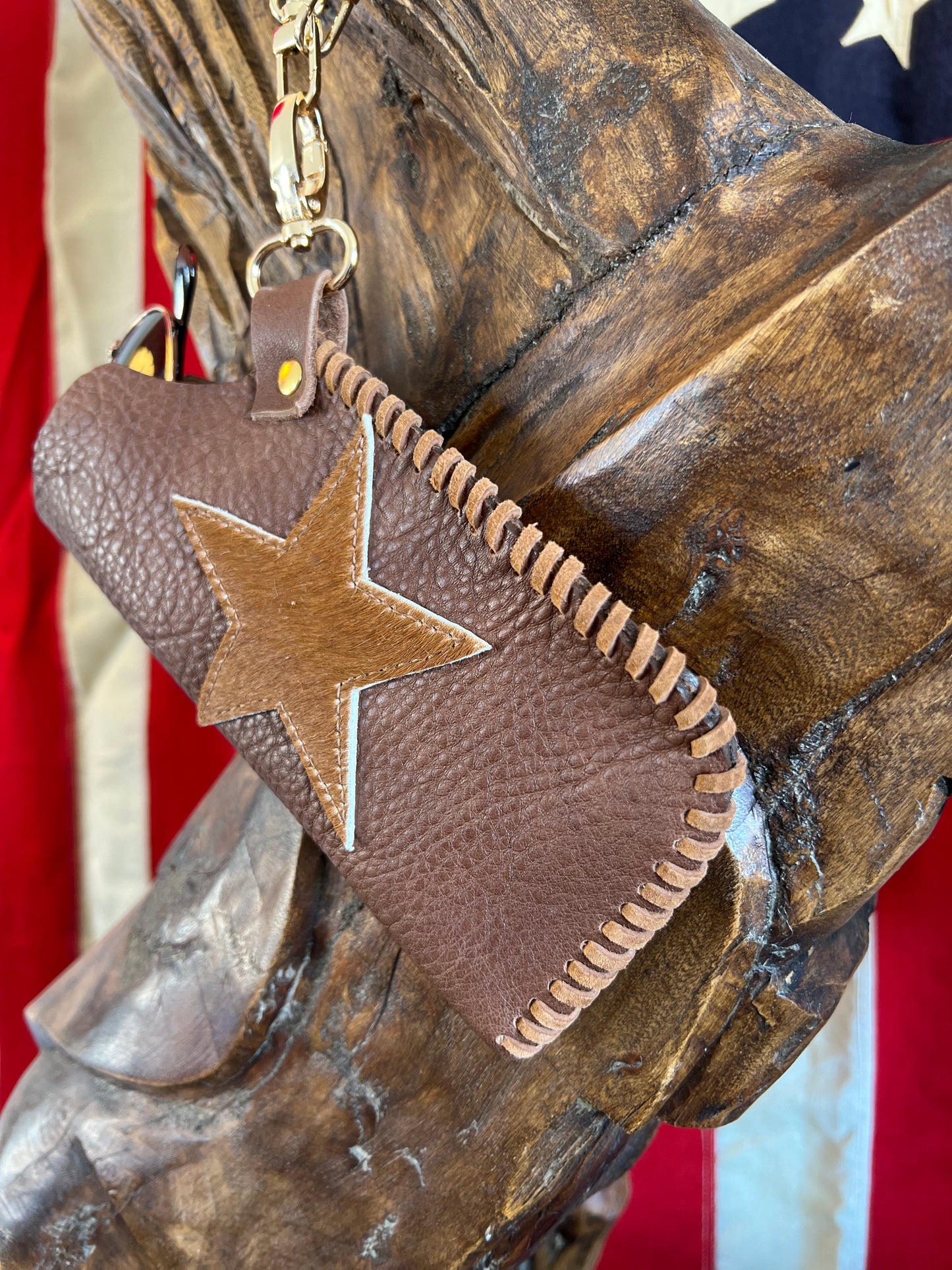 Spirit Star Cowhide Eyeglass Case