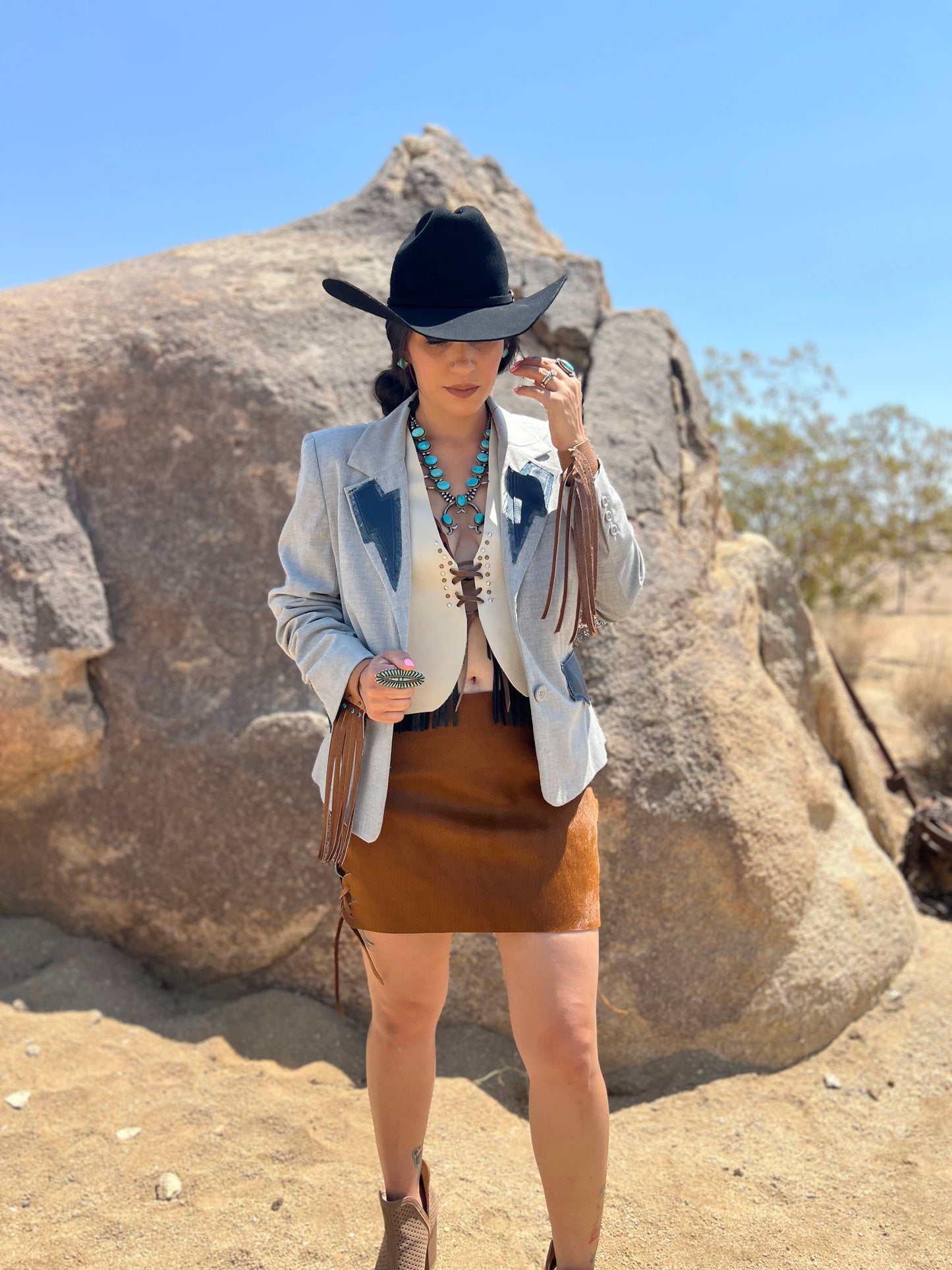 Desert Blazer Dirty Mojave Leather