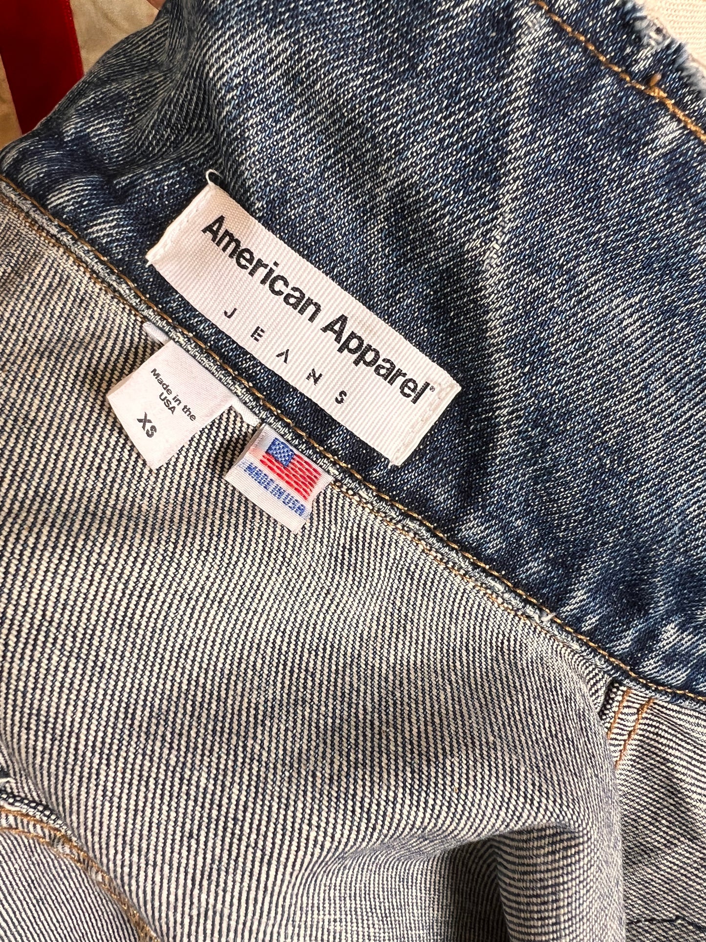 Desert Blazer Denim Jacket Firebird Patchwork