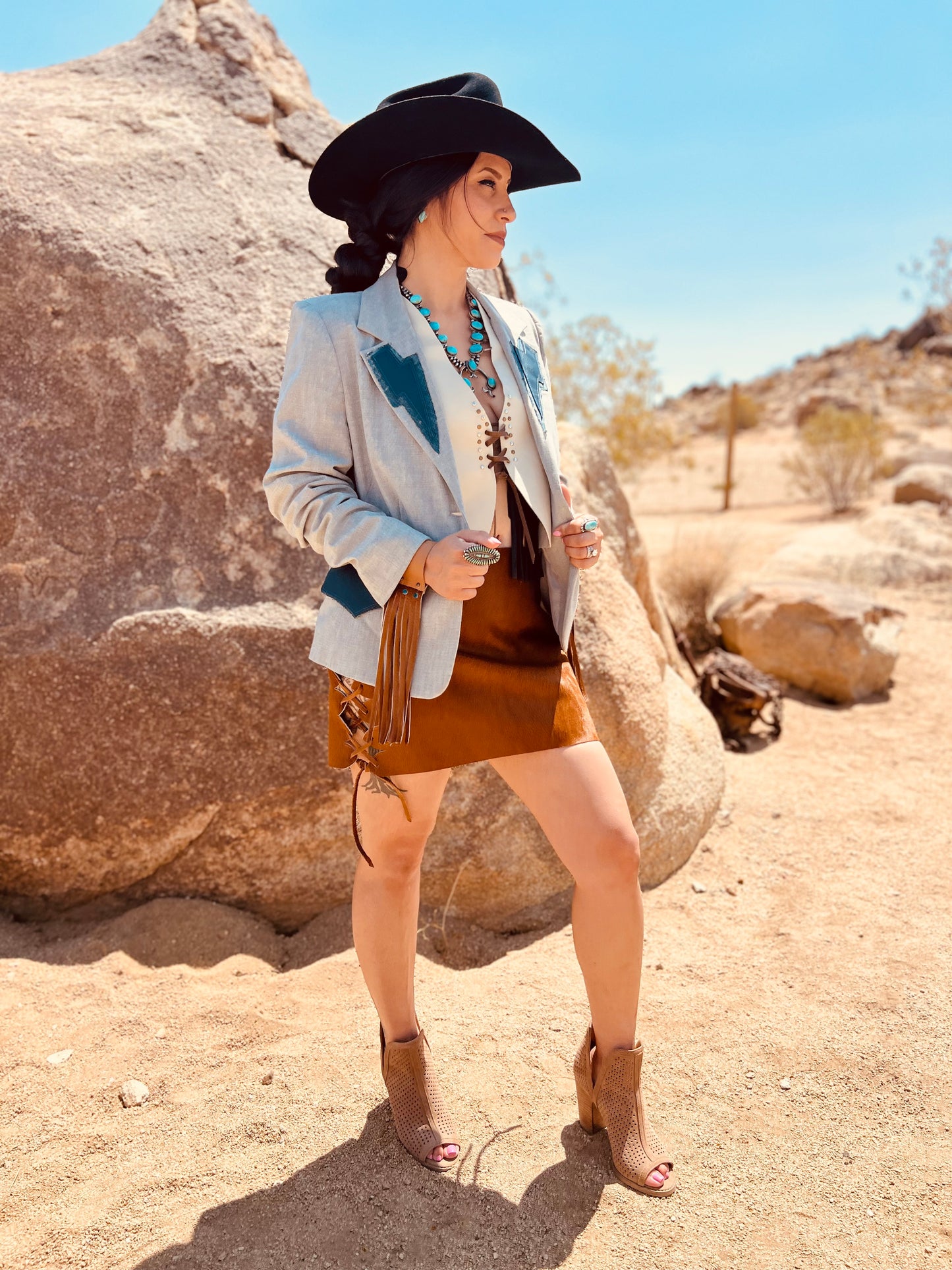 Desert Blazer Dirty Mojave Leather