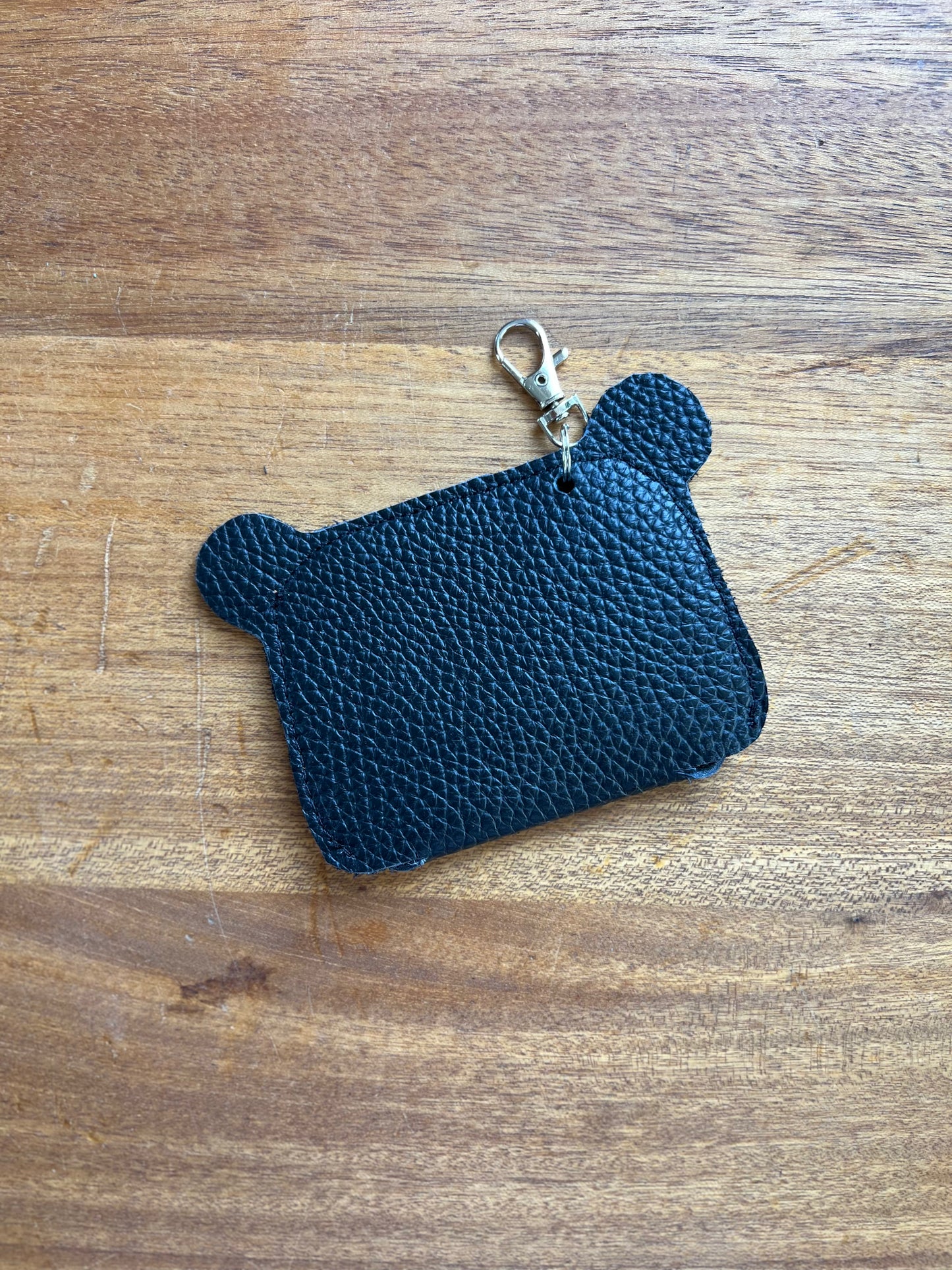Dirty Mojave Leather BEAR Pouch Bag Charm