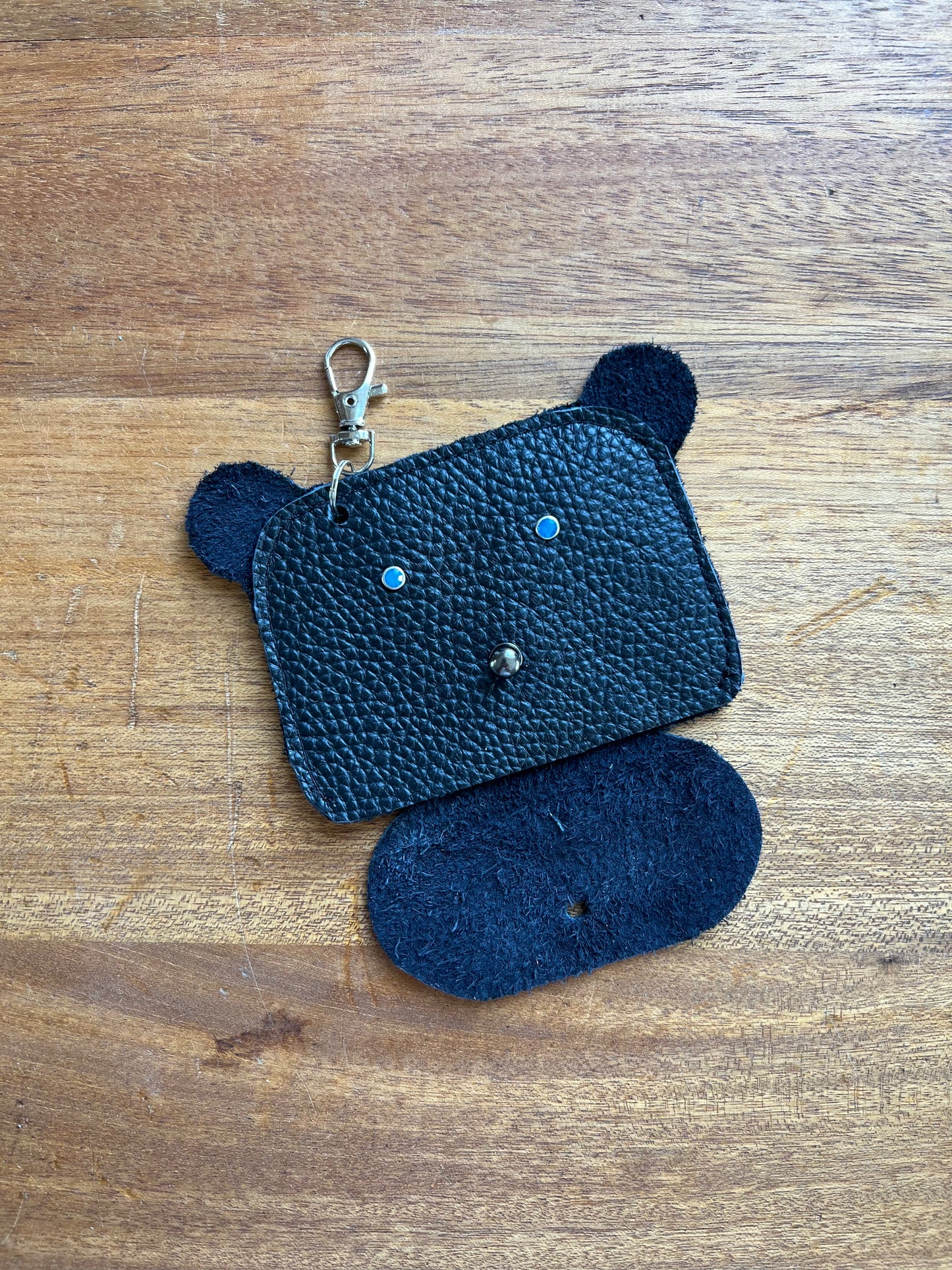 Dirty Mojave Leather BEAR Pouch Bag Charm