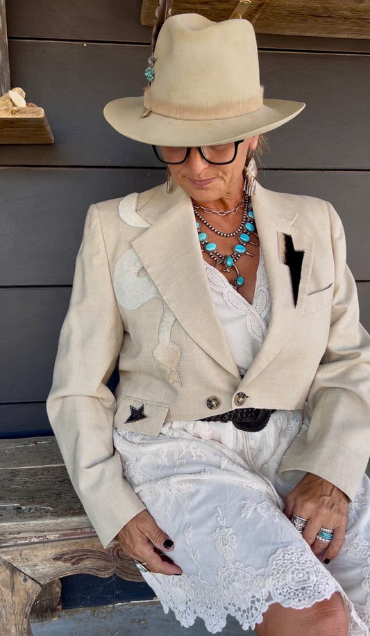Dirty Mojave Leather “Serpent Thunder” Original Desert Blazer