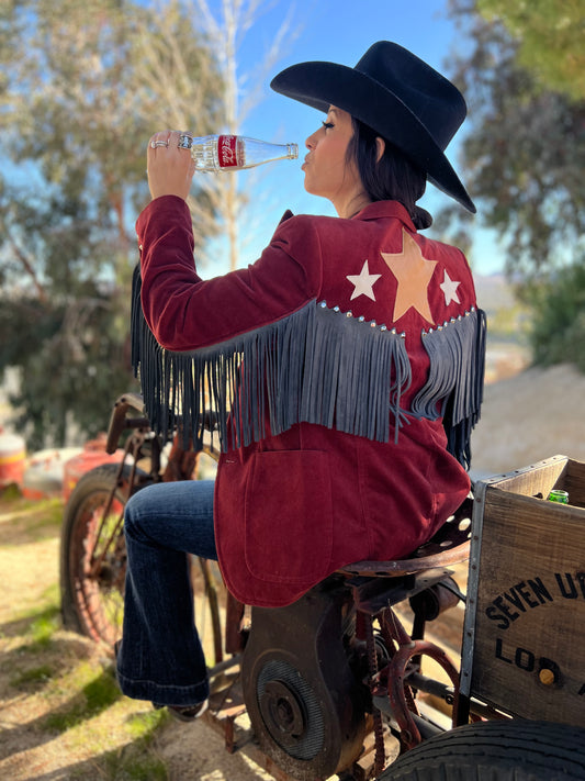 The Dirty Mojave Triple Star Fringed Desert Blazer