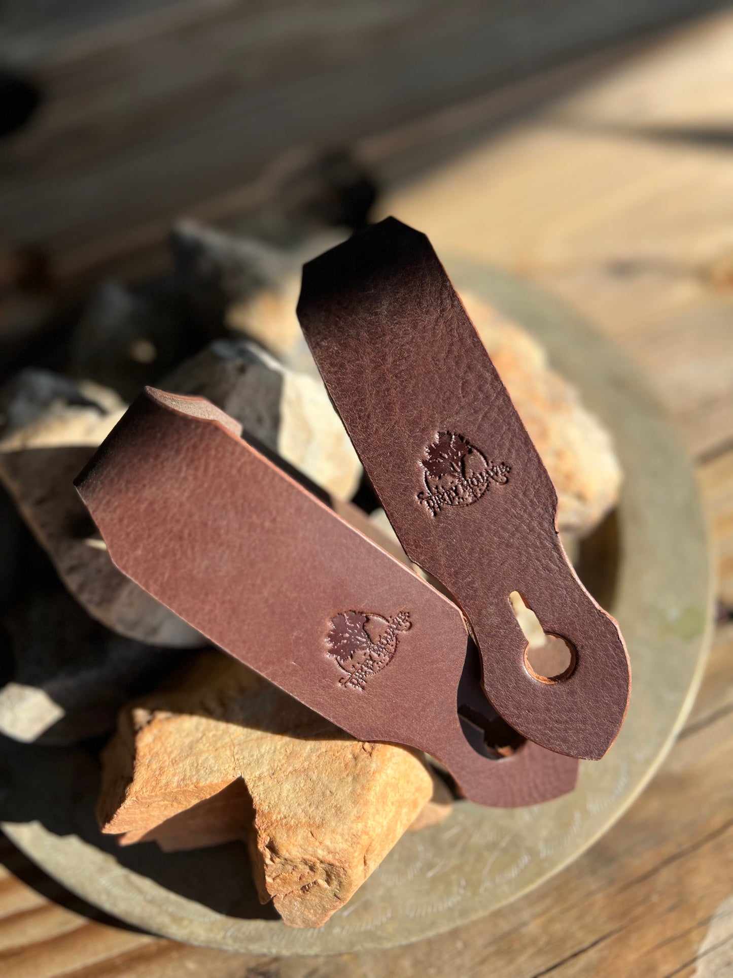 Dirty Mojave hand-cut Leather Horse Slobber Bridle Mecate Straps