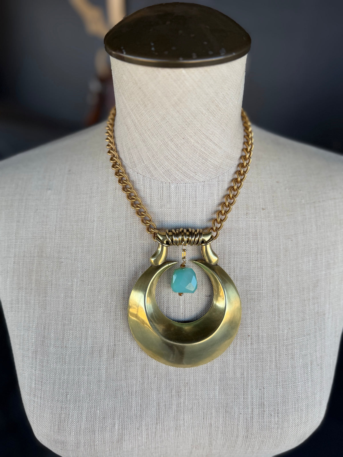 The Gilded Rein Collection - Crescent Medallion