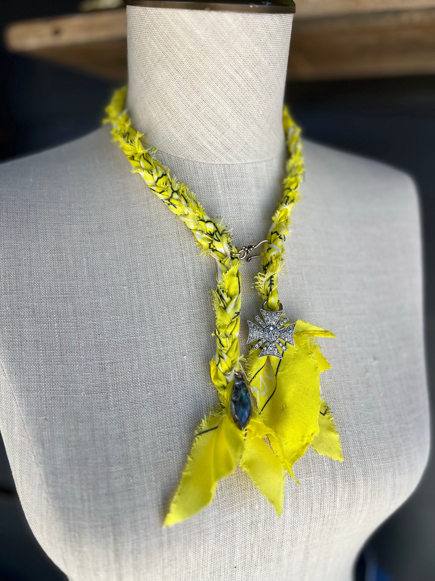 Badlands Braids Bandana Western Necklace