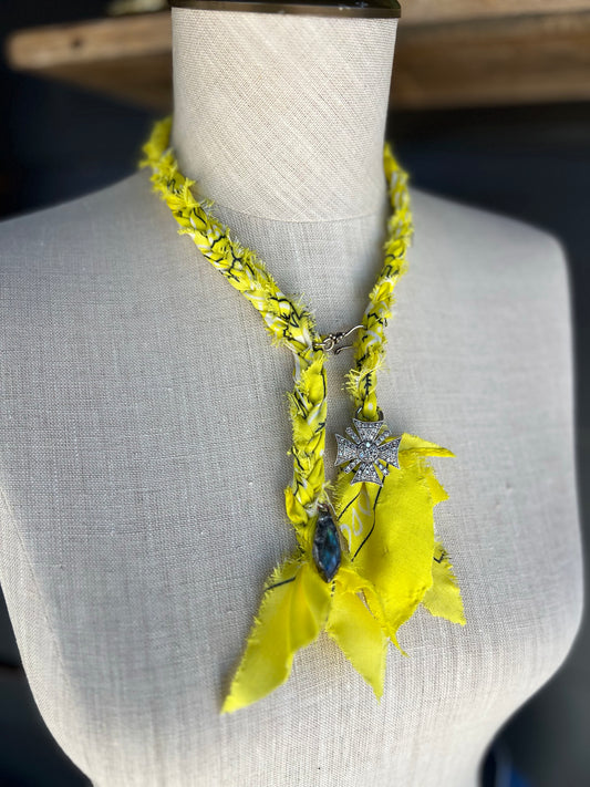 Badlands Braids Bandana Western Necklace