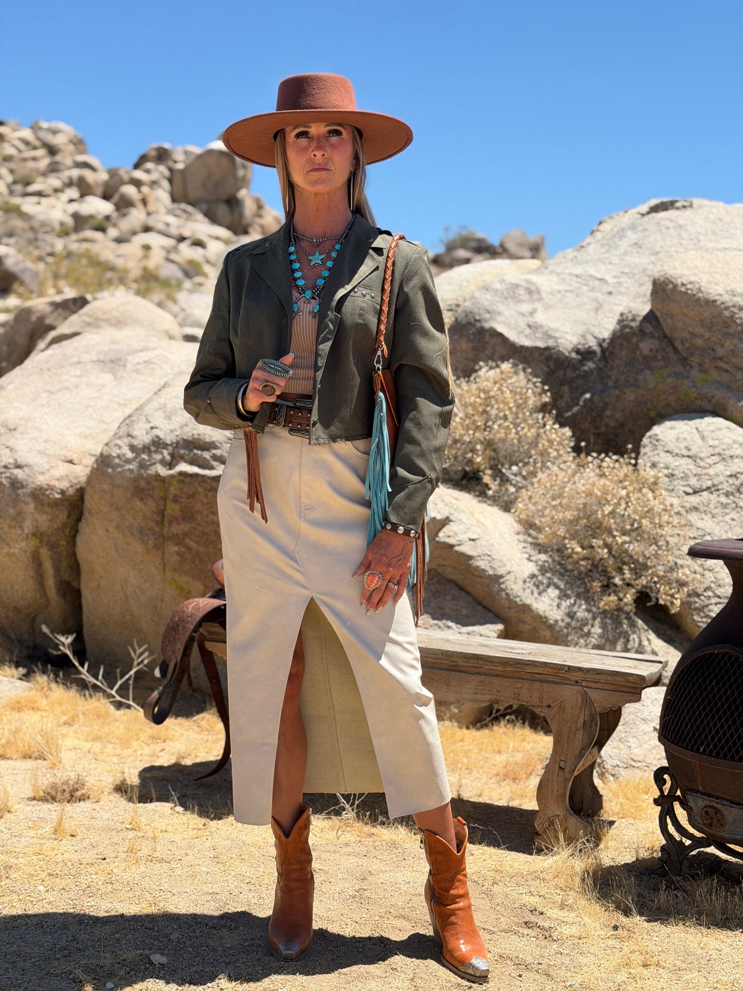 Desert Thunderbird Battalion Crop Blazer