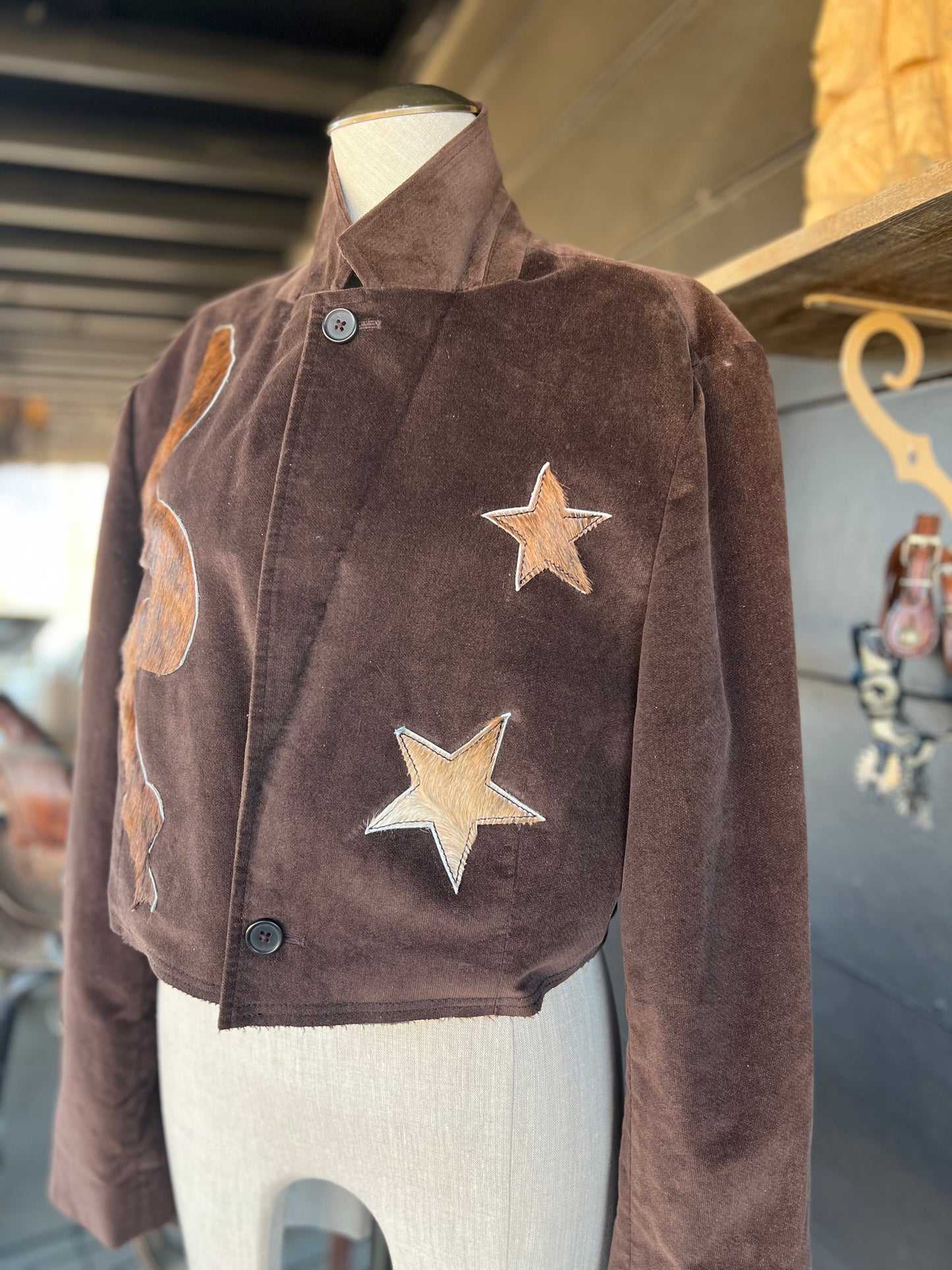 Dirty Mojave Desert Crop Blazer