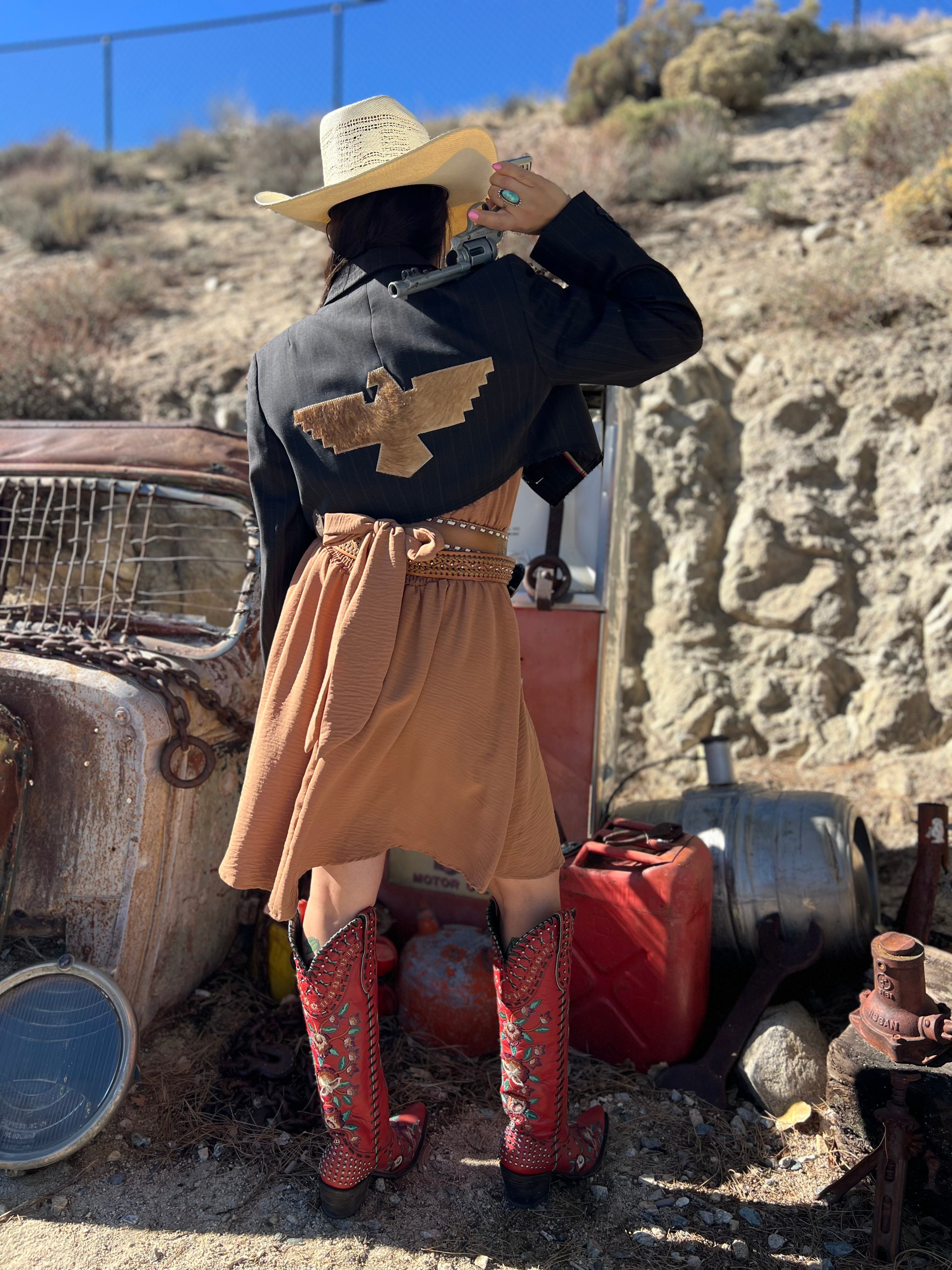 Dirty Mojave Cut Desert Blazer Thunderbird