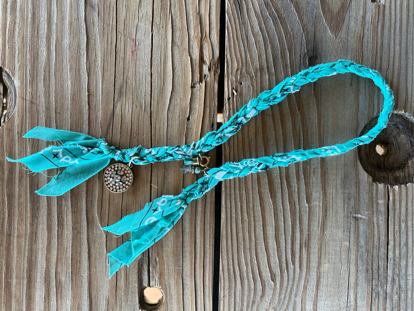 Badlands Braids Bandana Western Charm Necklace