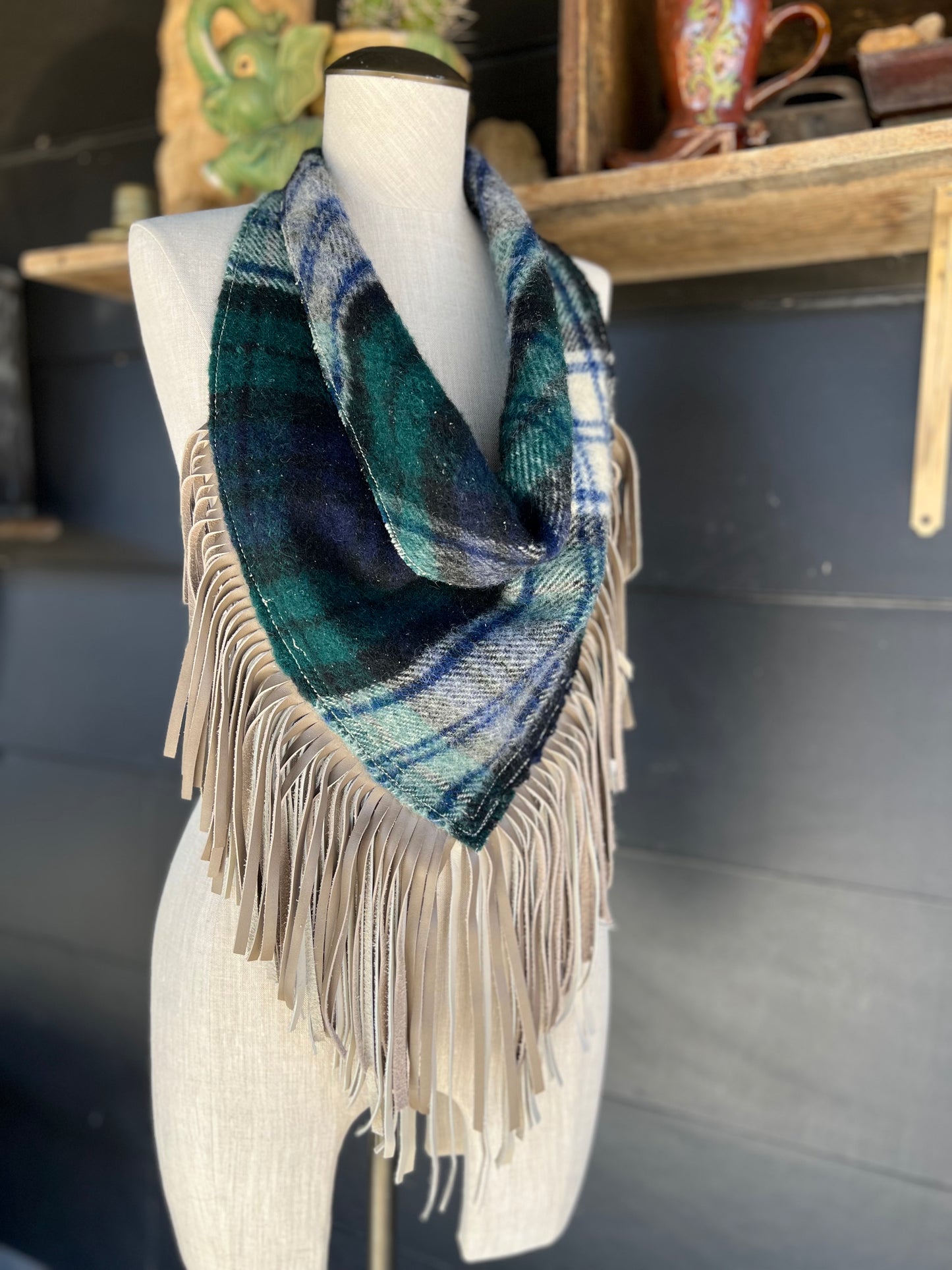 The Highlander Outrigger Vintage Wool Scarf by Dirty Mojave