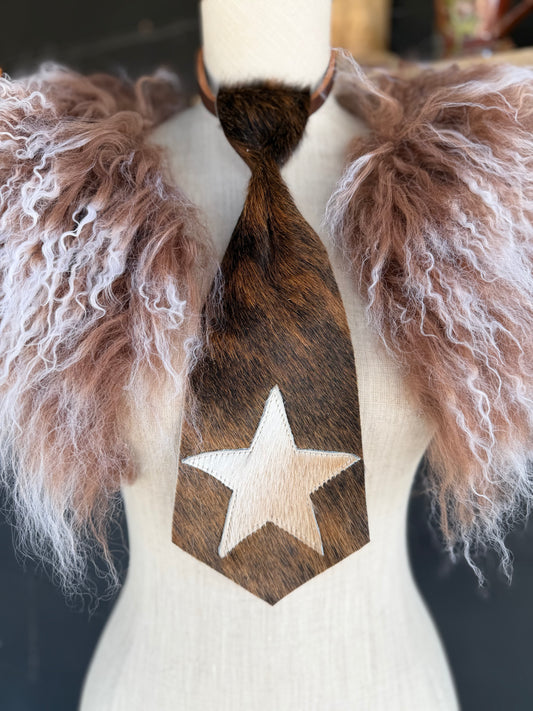 Dirty Mojave Star Heirloom Leather & Necktie