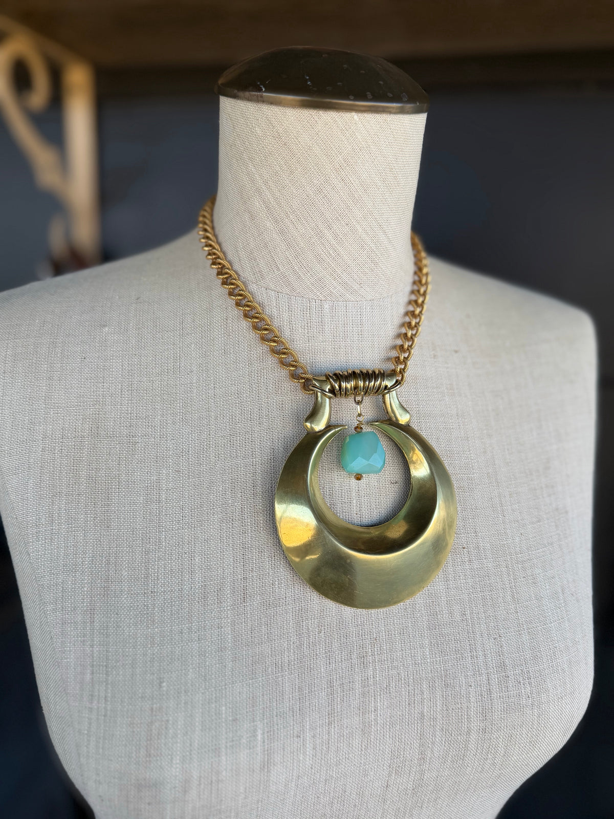 The Gilded Rein Collection - Crescent Medallion