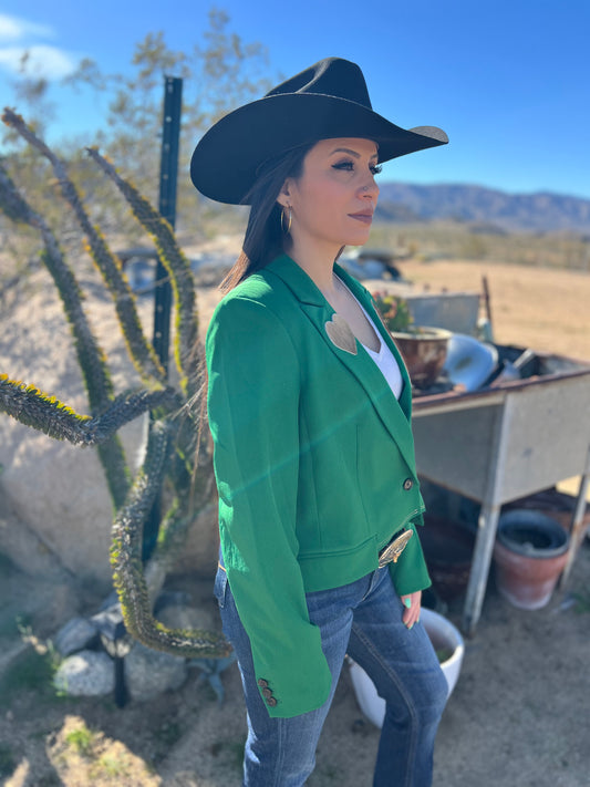 Dirty Mojave Crop Desert Hearts Blazer
