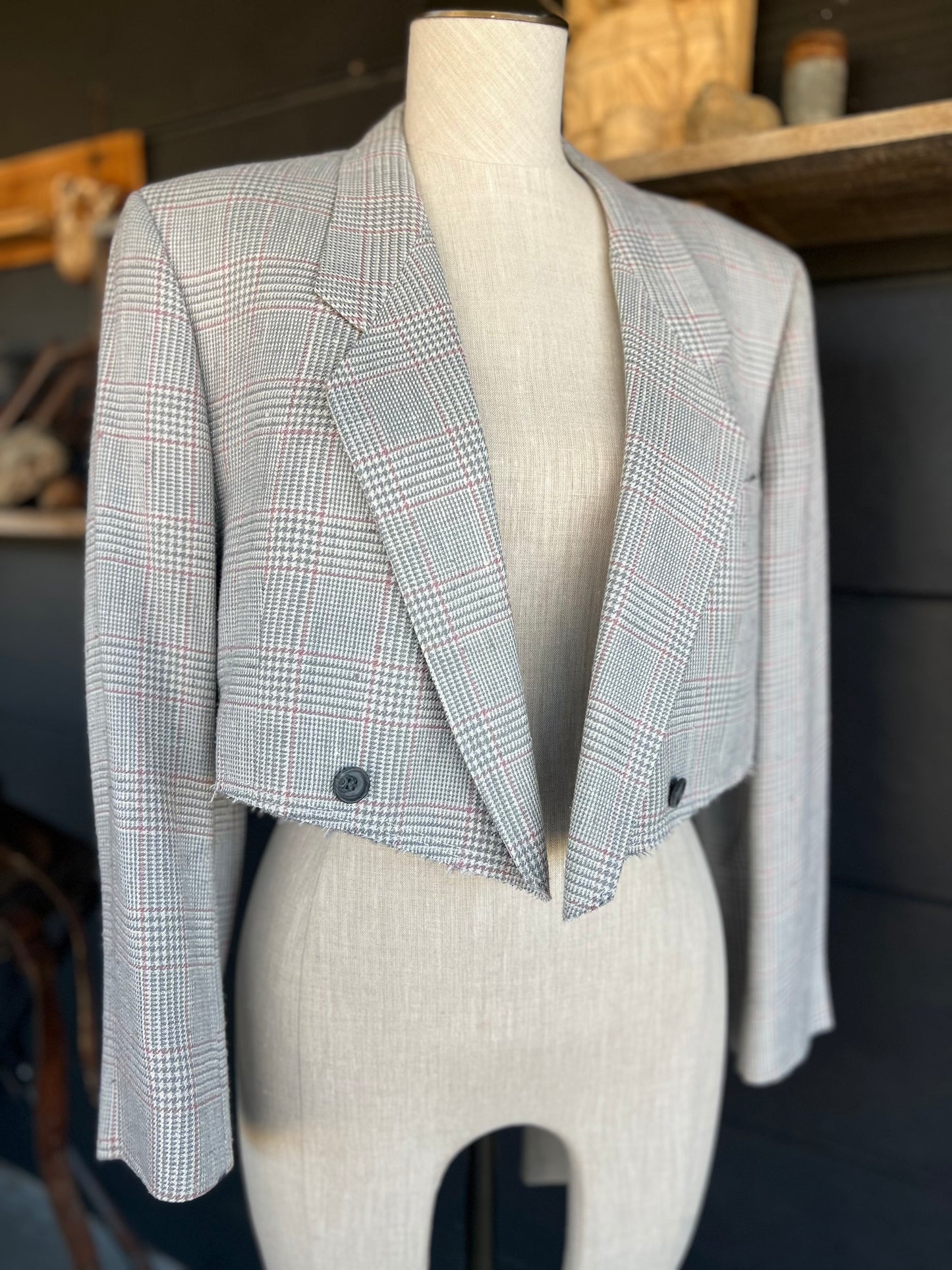 Silver Mesa Thunderbird Cropped Desert Blazer