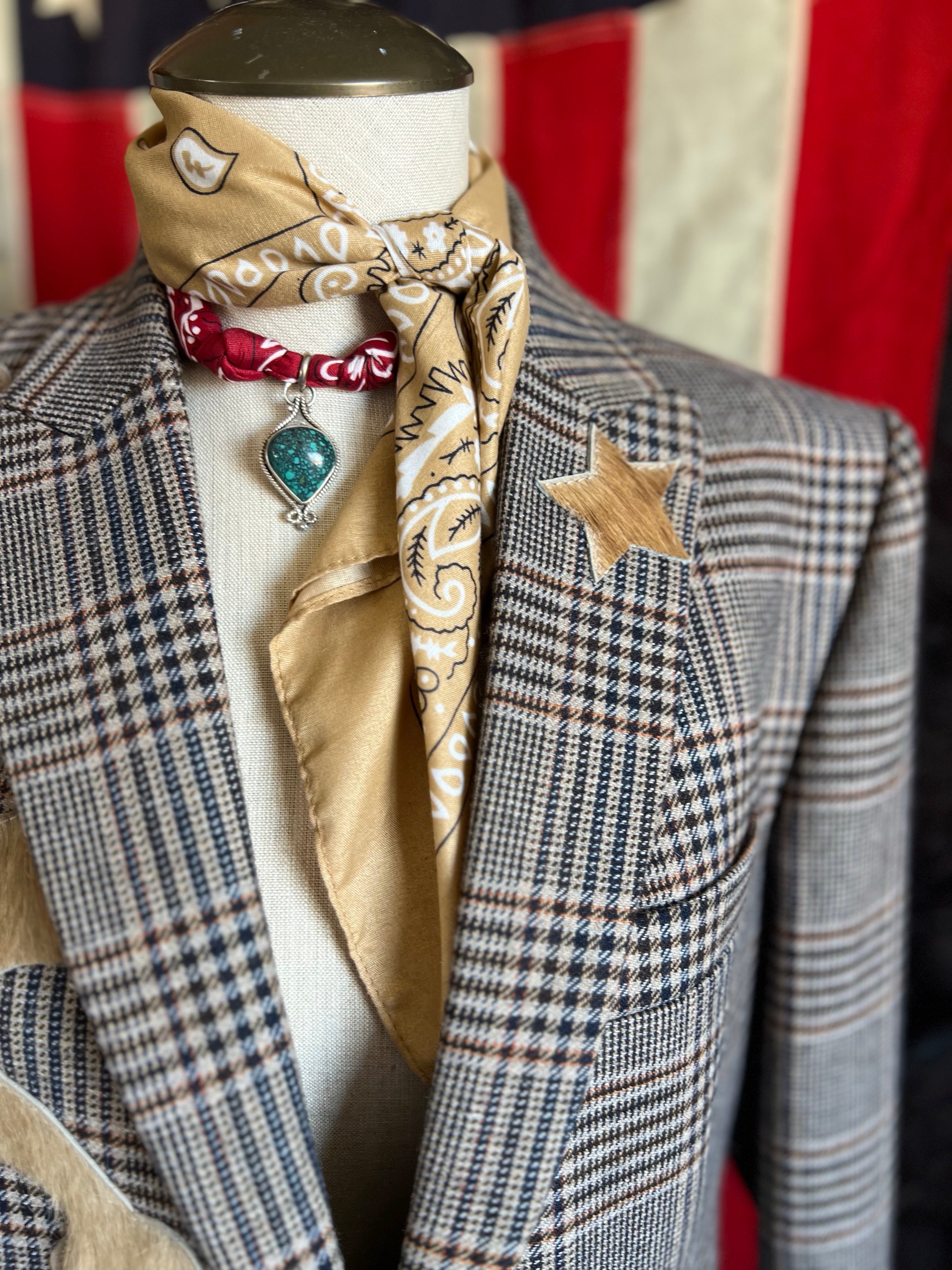 Dirty Mojave Snake Eyes & Starlight Plaid Desert Blazer