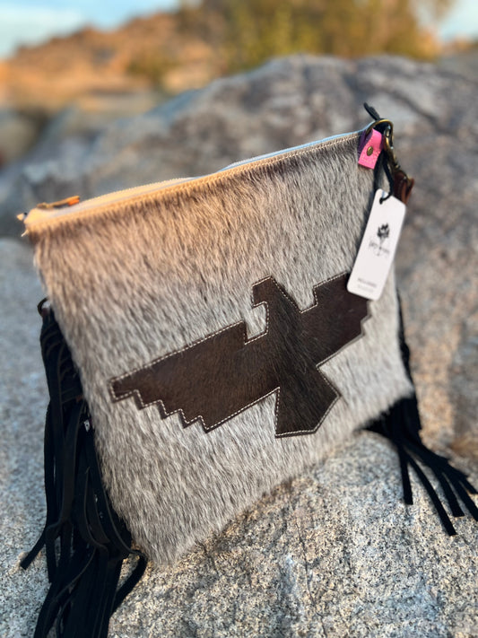 The Trail Pack Firebird Carry Leather Handbag