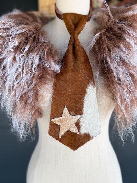 Dirty Mojave Star Heirloom Leather & Necktie