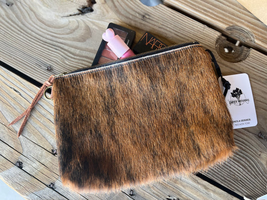 The Trail Pack Mini Leather Make Up Bag
