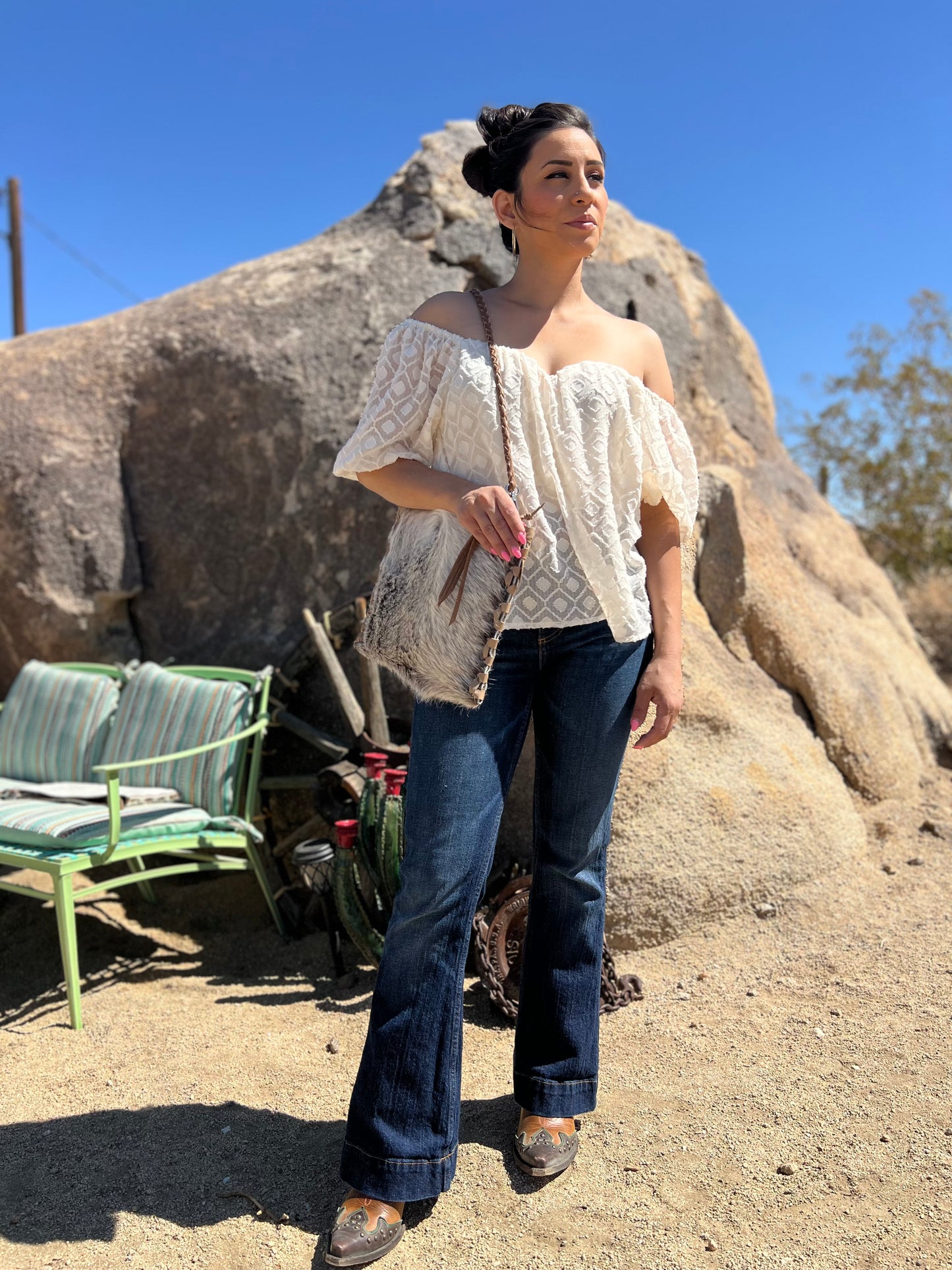 The Mojave Drift Handbag Dusty Silver