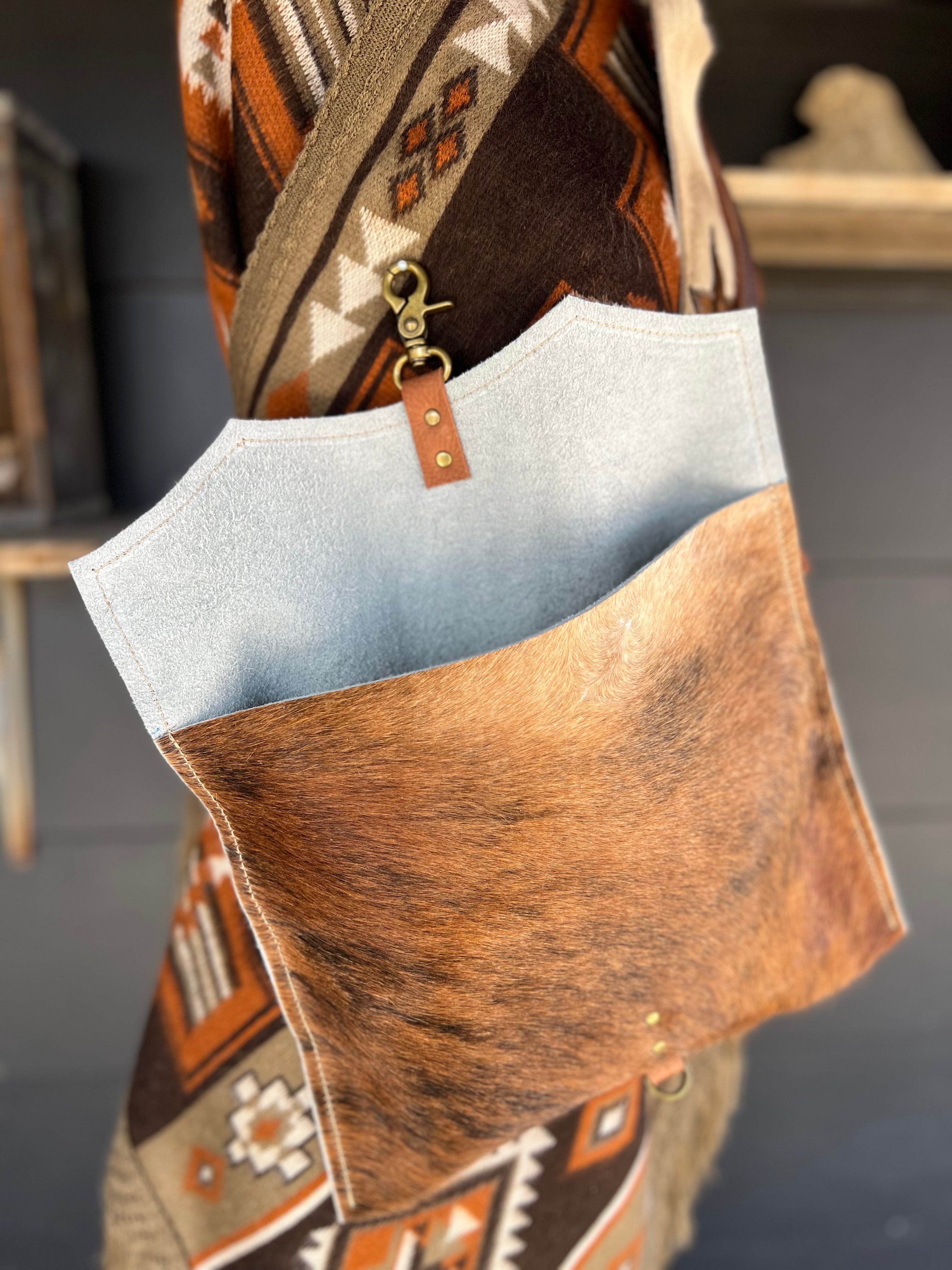 The Legacy Clutch Handbag Cowhide