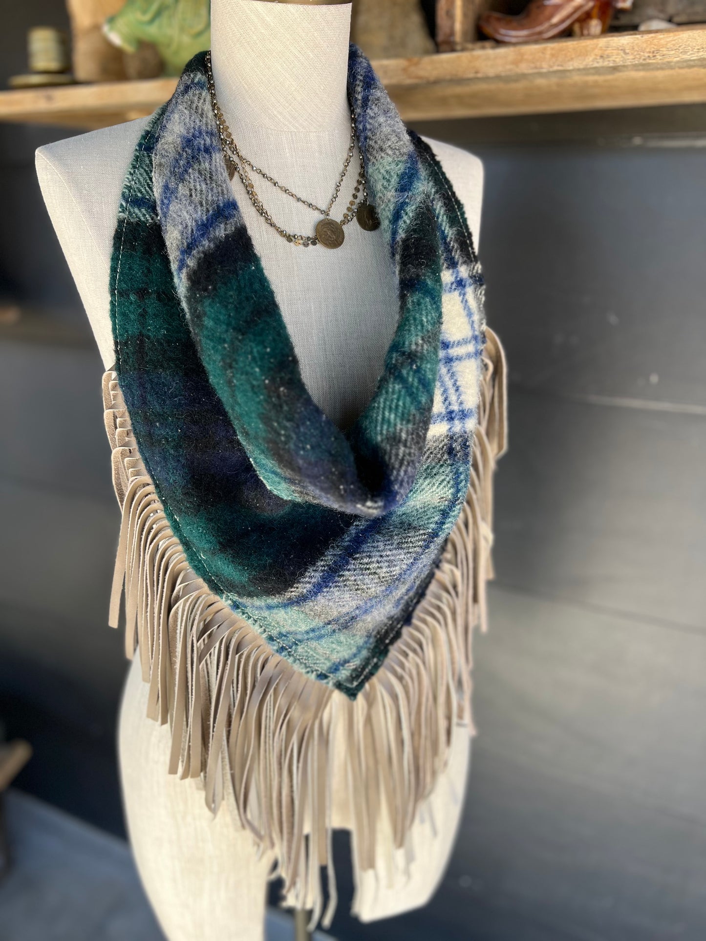 The Highlander Outrigger Vintage Wool Scarf by Dirty Mojave