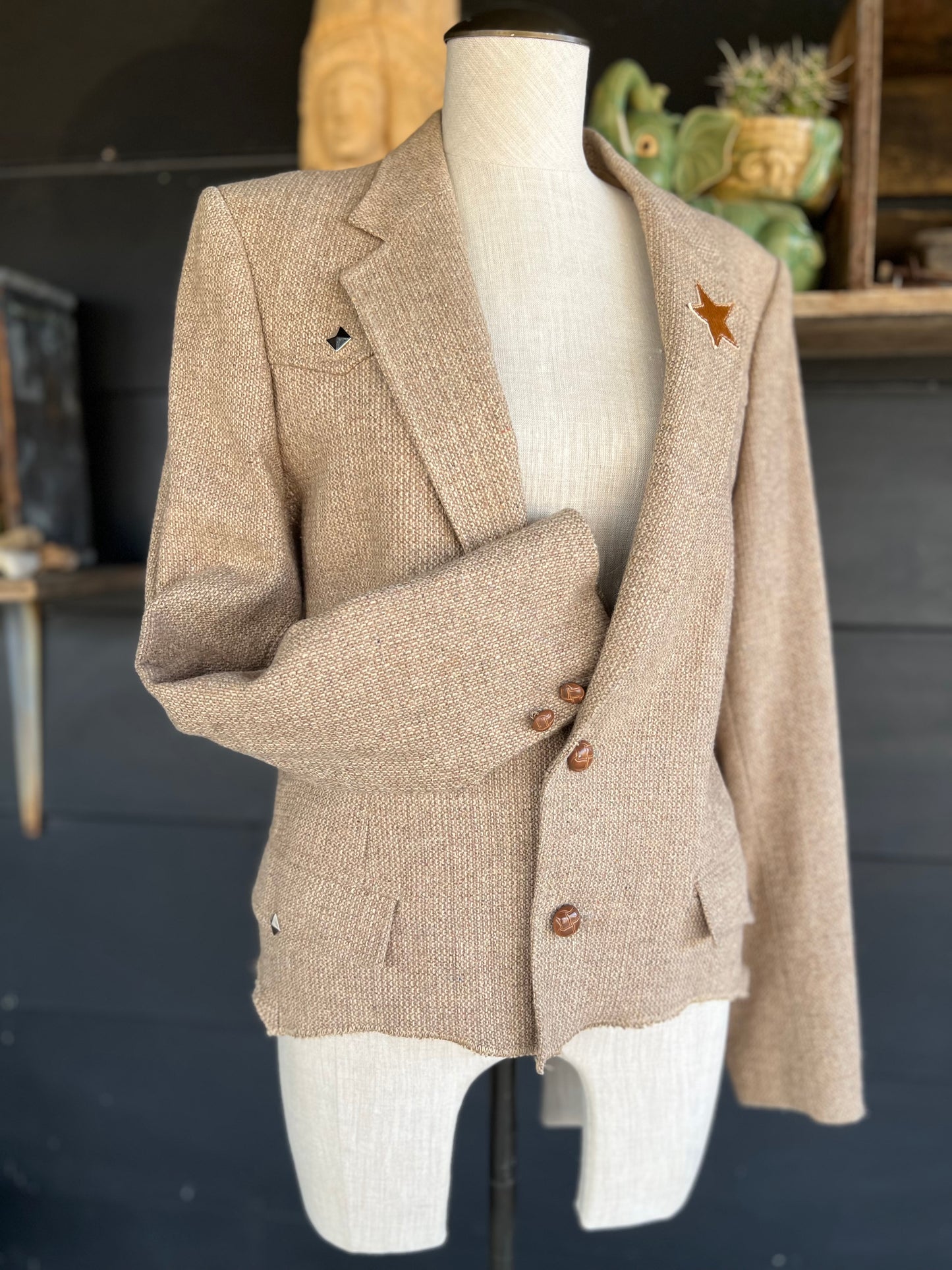 The Watcher Desert Blazer Dirty Mojave Leather