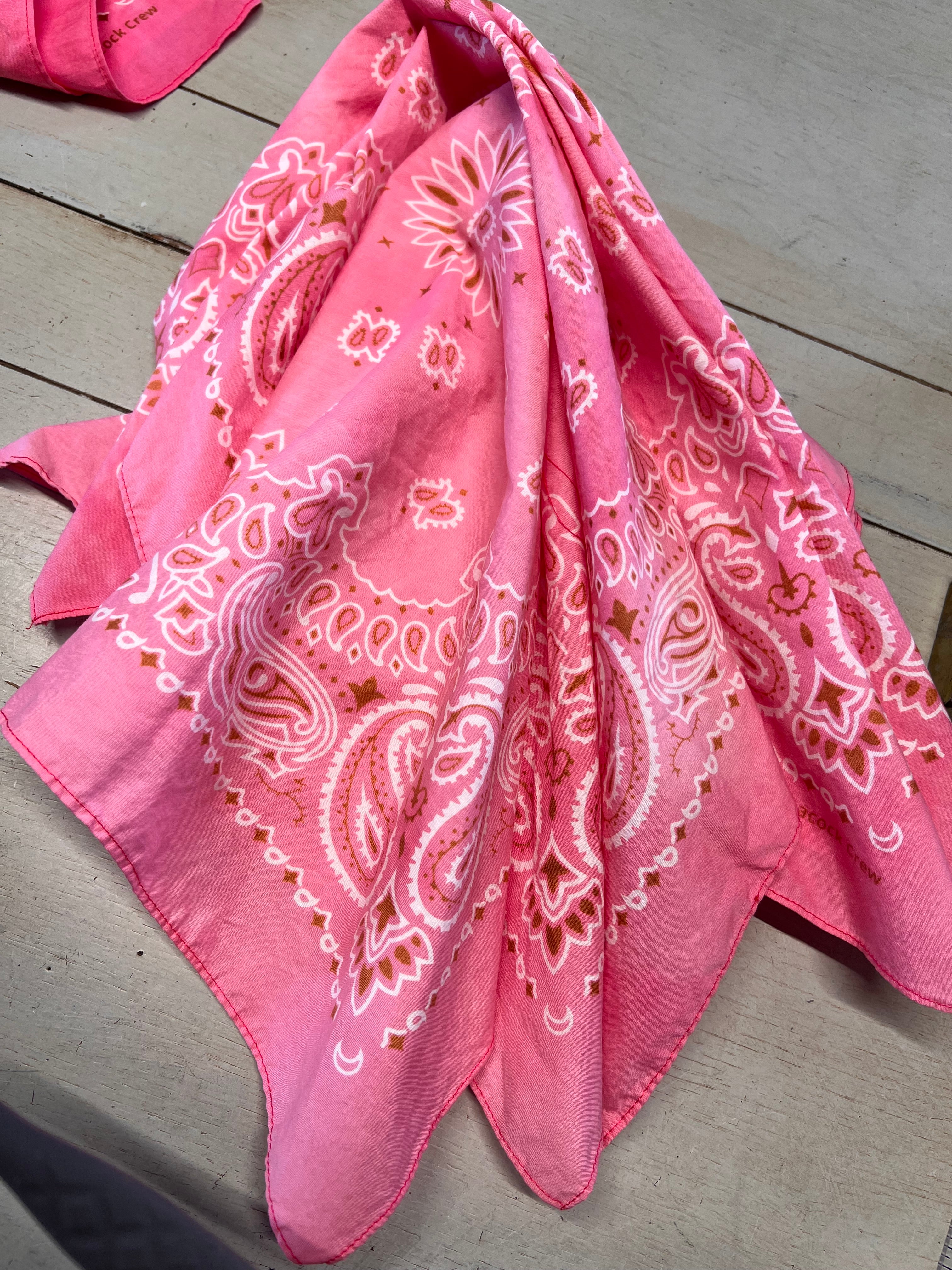 Desert Dusted Bandana Cream Leather Fringe Collar