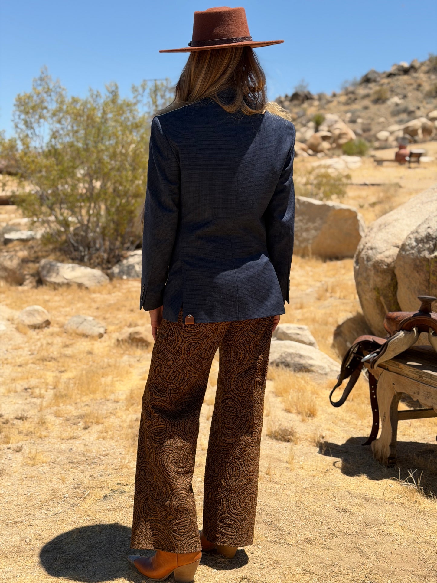 Prairie Shearling Desert Dusted Blazer