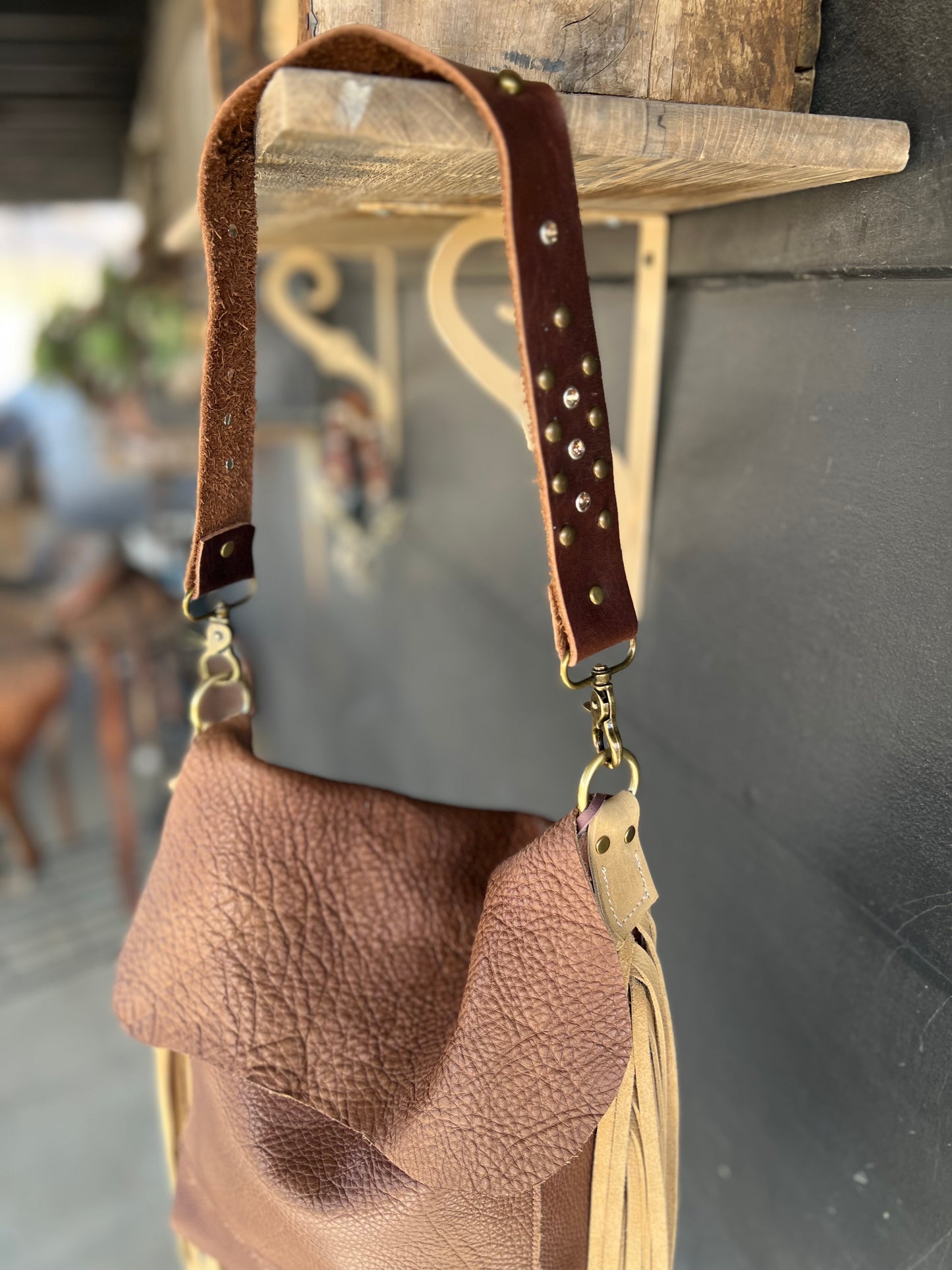 The Outlaw Fringe Leather Handbag