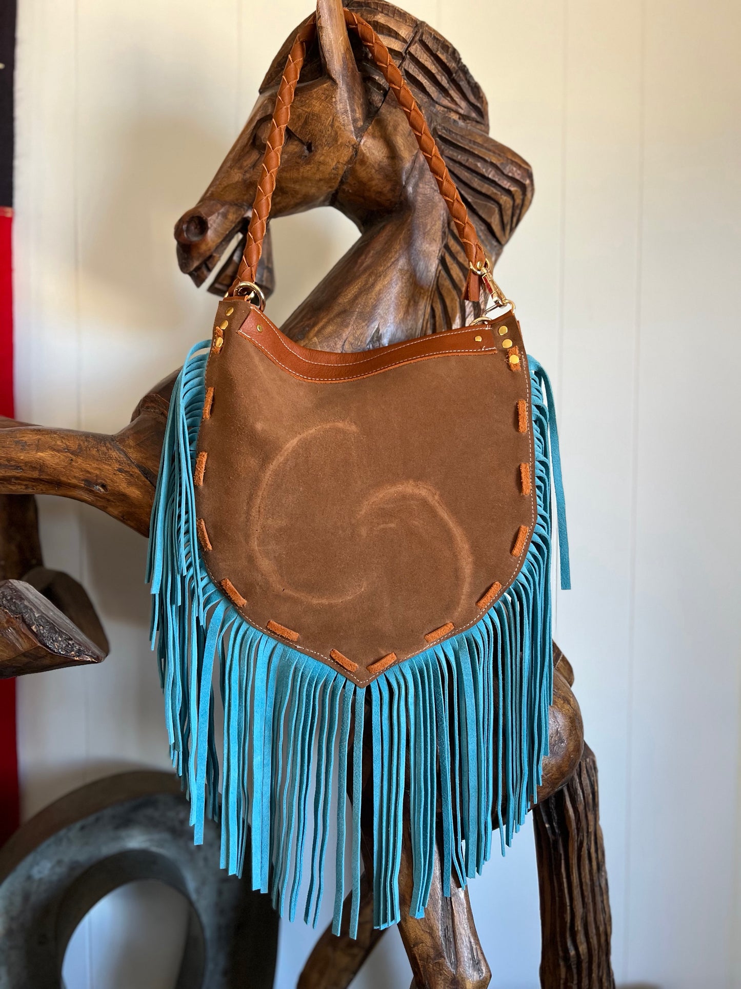 The Gunner Leather Handmade Fringe Handbag