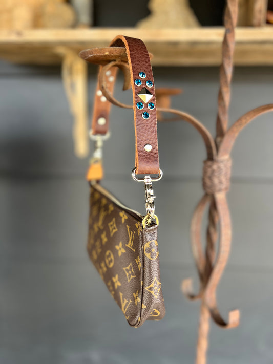The High Desert Leather Embellished Handbag Strap