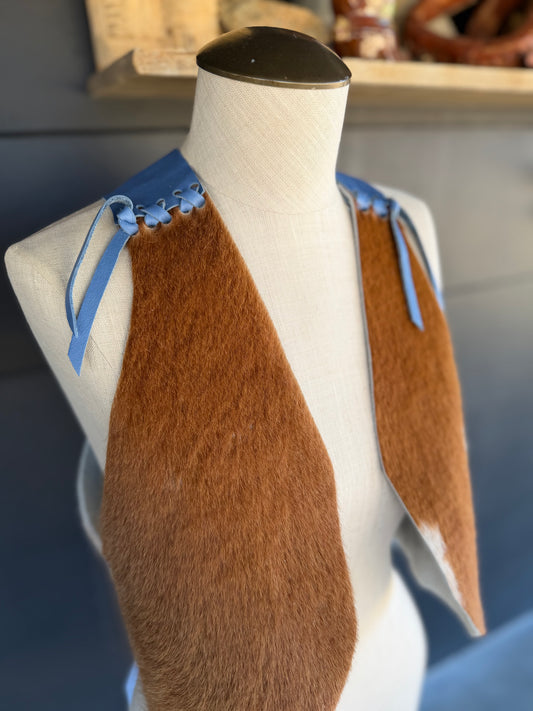 The Homestead Cowhide Vest