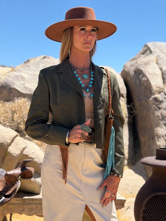 Desert Thunderbird Battalion Crop Blazer