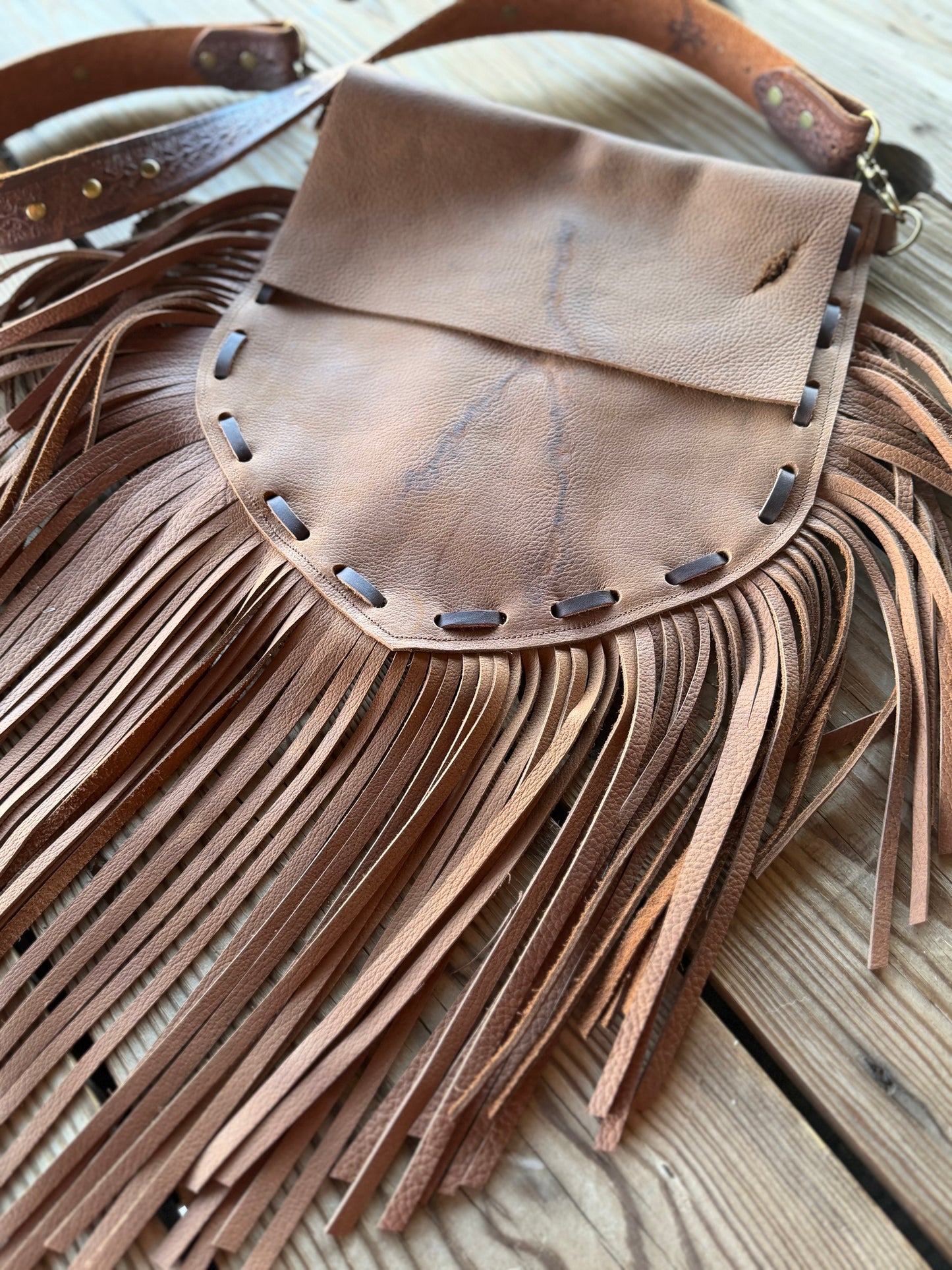 The Long Draw Leather Handbag