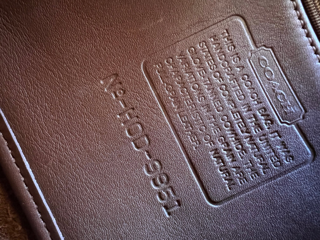 Coach Legacy Vintage Leather Braided Fringed Embellished Handbag