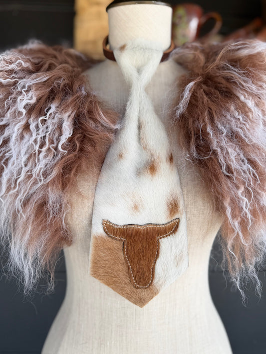 Dirty Mojave Steer Heirloom Leather & Necktie