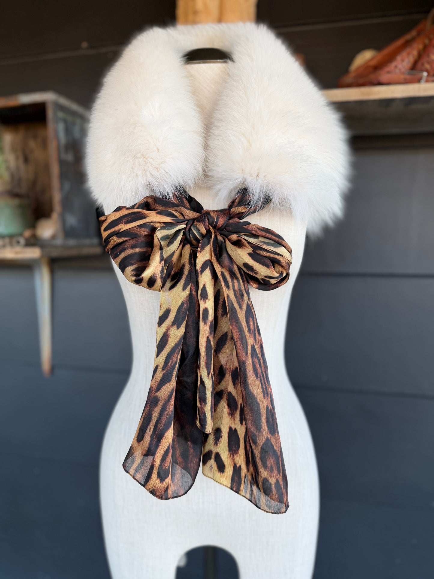 High Desert Fox Fur Collar